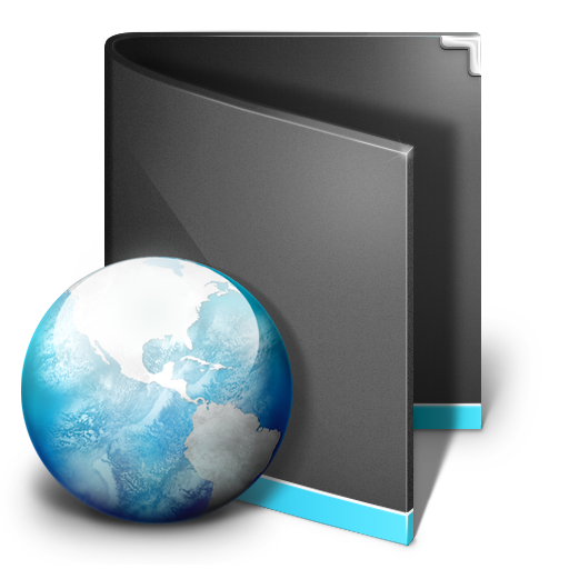 Net Folder Black Icon 512x512 png